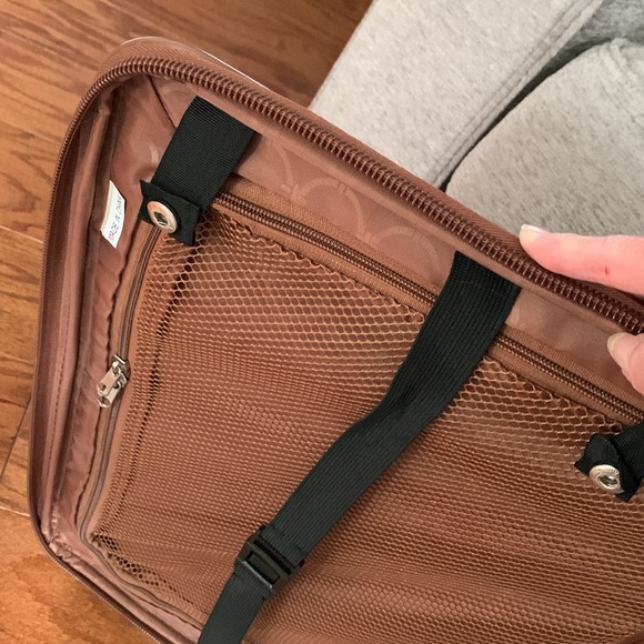 Joy Mangano 12-pc Brown Leather Luggage - Picture 10 of 16